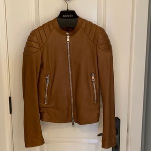 Gucci Leather Moto Jacket